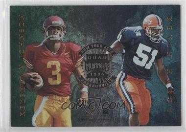 1996 Playoff Absolute - Quad Series #31 - Simeon Rice, Jonathan Ogden, Keyshawn Johnson, Kevin Hardy