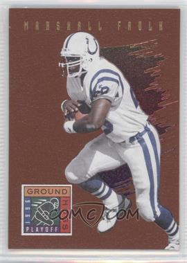 1996 Playoff Contenders - Ground Hogs #GH3 - Marshall Faulk