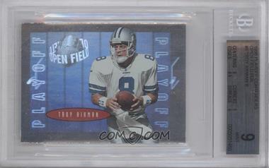 1996 Playoff Contenders - Open Field #8 - Troy Aikman [BGS 9 MINT]