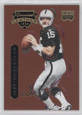 1996 Playoff Contenders Leather - [Base] #15 - Jeff Hostetler