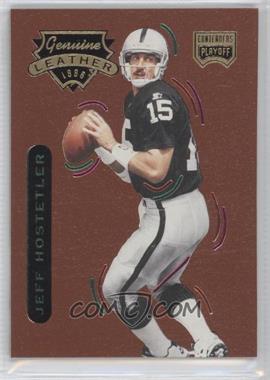 1996 Playoff Contenders Leather - [Base] #15 - Jeff Hostetler