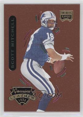 1996 Playoff Contenders Leather - [Base] #16 - Scott Mitchell