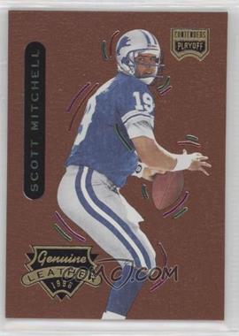 1996 Playoff Contenders Leather - [Base] #16 - Scott Mitchell