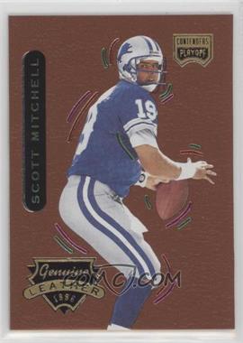 1996 Playoff Contenders Leather - [Base] #16 - Scott Mitchell