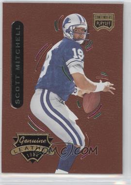 1996 Playoff Contenders Leather - [Base] #16 - Scott Mitchell
