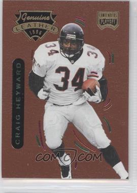 1996 Playoff Contenders Leather - [Base] #19 - Craig Heyward