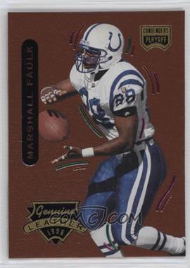1996 Playoff Contenders Leather - [Base] #28 - Marshall Faulk [EX to NM]