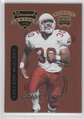 1996 Playoff Contenders Leather - [Base] #30 - Leeland McElroy