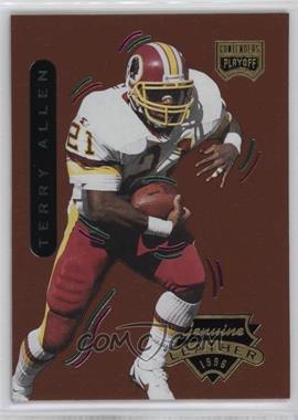 1996 Playoff Contenders Leather - [Base] #9 - Terry Allen