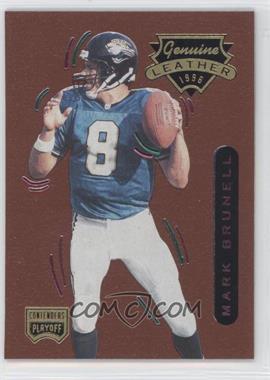 1996 Playoff Contenders Leather - [Base] #90 - Mark Brunell