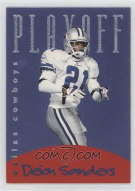 1996 Playoff Felts - [Base] #2.2 - Deion Sanders (Blue)