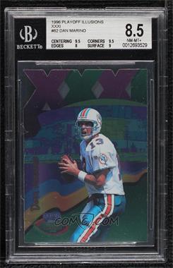 1996 Playoff Illusions - [Base] - 3XI #82 - Dan Marino [BGS 8.5 NM‑MT+]