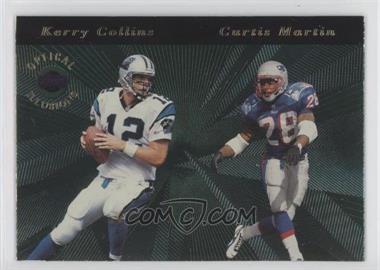 1996 Playoff Illusions - Optical Illusions #10 - Kerry Collins, Curtis Martin