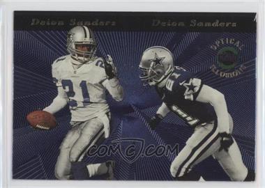 1996 Playoff Illusions - Optical Illusions #9 - Deion Sanders