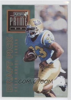 1996 Playoff Prime - [Base] #049 - Karim Abdul-Jabbar