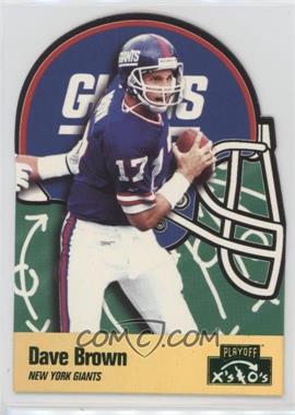 1996 Playoff Prime - X's & O's #23 - Dave Brown