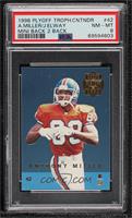 John Elway, Anthony Miller [PSA 8 NM‑MT]