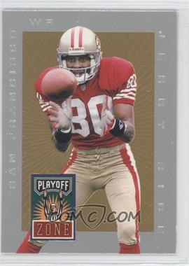 1996 Playoff Trophy Contenders - Playoff Zone #PZ-34 - Jerry Rice