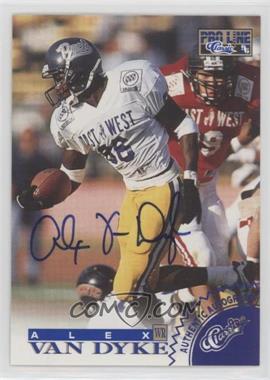 1996 Pro Line - Autographs - Blue #_ALVA - Alex Van Dyke