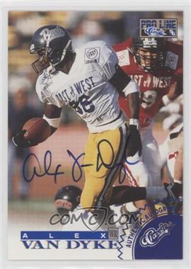 1996 Pro Line - Autographs - Blue #_ALVA - Alex Van Dyke