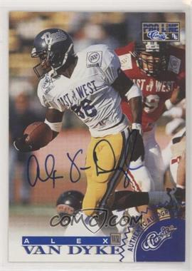 1996 Pro Line - Autographs - Blue #_ALVA - Alex Van Dyke