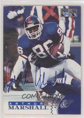 1996 Pro Line - Autographs - Blue #_ARMA - Arthur Marshall