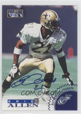 1996 Pro Line - Autographs - Blue #_ERAL - Eric Allen