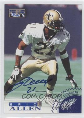 1996 Pro Line - Autographs - Blue #_ERAL - Eric Allen