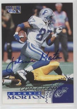 1996 Pro Line - Autographs - Blue #_JOMO - Johnnie Morton