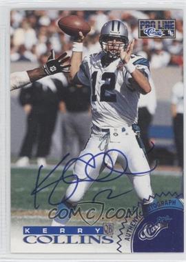 1996 Pro Line - Autographs - Blue #_KECO - Kerry Collins