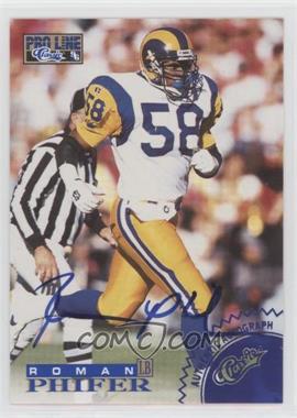 1996 Pro Line - Autographs - Blue #_ROPH - Roman Phifer