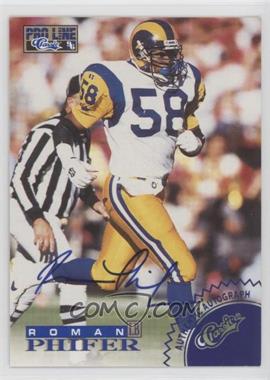 1996 Pro Line - Autographs - Blue #_ROPH - Roman Phifer