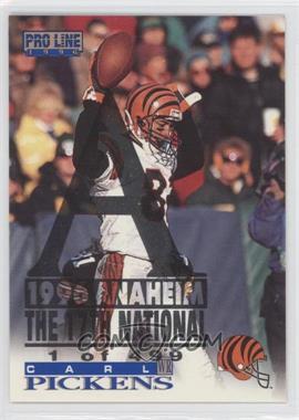 1996 Pro Line - [Base] - 1996 Anaheim National #125 - Carl Pickens /499