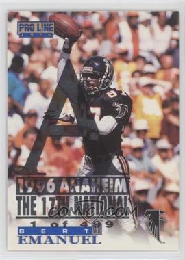 1996 Pro Line - [Base] - 1996 Anaheim National #156 - Bert Emanuel /499