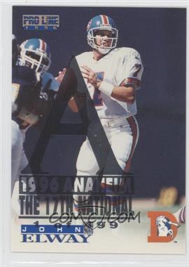 1996 Pro Line - [Base] - 1996 Anaheim National #3 - John Elway /499