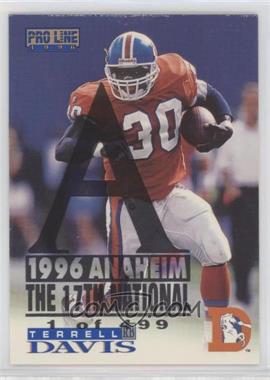 1996 Pro Line - [Base] - 1996 Anaheim National #42 - Terrell Davis /499 [EX to NM]