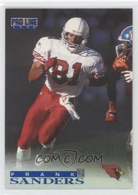 1996 Pro Line - [Base] - Headliners #153 - Frank Sanders