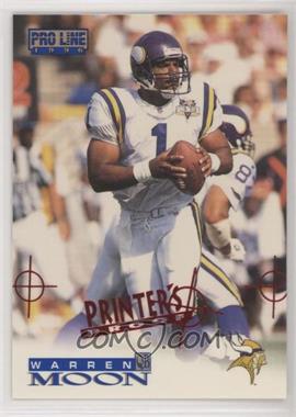 1996 Pro Line - [Base] - Printer's Proof #28 - Warren Moon