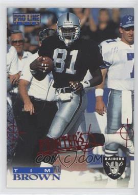 1996 Pro Line - [Base] - Printer's Proof #89 - Tim Brown