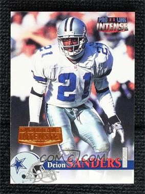 1996 Pro Line II Intense - [Base] - Double Intensity #45 - Deion Sanders