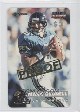 1996 Pro Line II Intense - Sprint $3 Phone Cards - Proof #24 - Mark Brunell /96