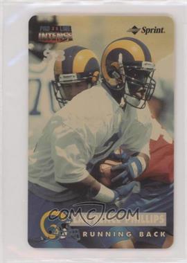 1996 Pro Line II Intense - Sprint $3 Phone Cards #50 - Lawrence Phillips /9455