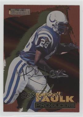 1996 Pro Line II Memorabilia - Producers - Silver Signature #P10 - Marshall Faulk