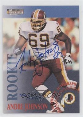 1996 Pro Line II Memorabilia - Rookie Autographs #_ANJO - Andre Johnson /1370