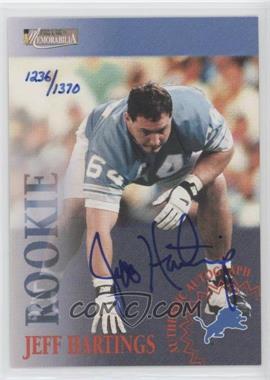 1996 Pro Line II Memorabilia - Rookie Autographs #_JEHA - Jeff Hartings /1370