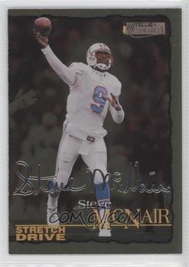 1996 Pro Line II Memorabilia - Stretch Drive - Silver Signature #DS12 - Steve McNair