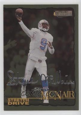 1996 Pro Line II Memorabilia - Stretch Drive - Silver Signature #DS12 - Steve McNair