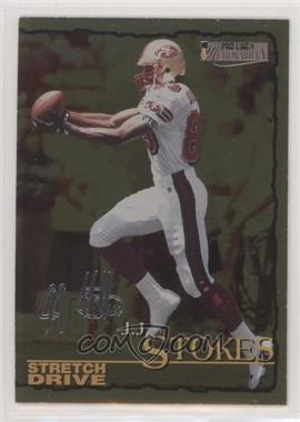 1996 Pro Line II Memorabilia - Stretch Drive - Silver Signature #DS27 - J.J. Stokes