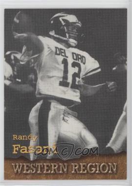 1996 Roox Western Region High School Football - [Base] #1 - Randy Fasani