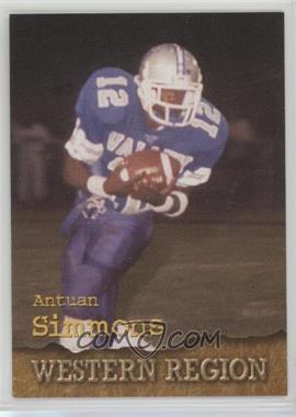 1996 Roox Western Region High School Football - [Base] #75 - Antuan Simmons